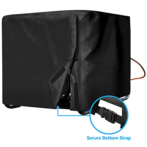 Nexcover Waterproof Universal Generator Cover - Weather/Uv Resistant Cover 32 X 24 X 24 Inch, For Most Portable Generators 5000-10000 Watt, Black #TOP4