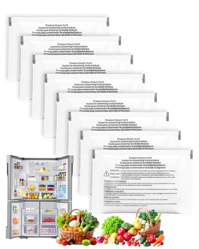PROKITCHEN 8 Pack Produce Saver FRPAPKRF2PK FRPAPKRF Produce Keeper Filter Replacement Compatible with Frigidaire Pure Air Produce Keeper