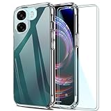 FortiCase Coques pour Oppo K14x avec 2 Verres Tremp�s,Transparent Silicone Etui,9H Anti-Rayures,Souple TPU Cover Antichoc Housse Anti-Rayures,pour Oppo K14x Protection �cran - 2G