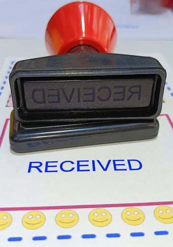 Image of Self-Ink /Pre-Ink Pocket Stamp - Received | Clear Office Marking | Smudge-Free Impression | AI Tested