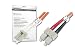 Produktbild DIGITUS LWL Patch-Kabel OM1 - 3 m LC auf SC Glasfaser-Kabel - LSZH - Duplex Multimode 50/125µ - 10 GBit/s - Orange