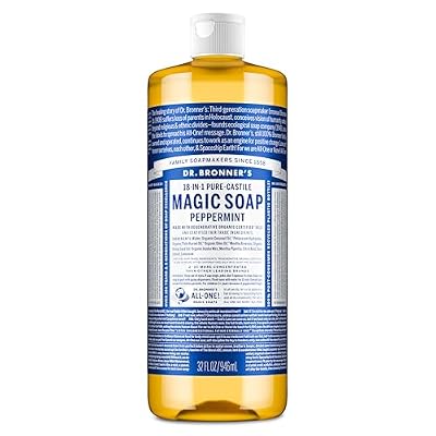 Dr. Bronner's Peppermint Pure-Castile Liquid Soap