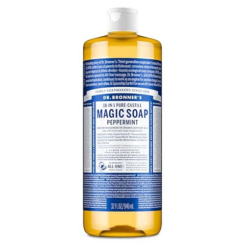 Dr. Bronner's Pure-Castile Magic Liquid Soap - Made with Regenerative