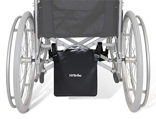 NYOrtho Urinary Drain Bag Holder Vinyl Privacy Cover for Foley Catheter or Urine Bags Hook & Loop Closure Water-Resistant Easy to Clean Straps for Wheelchair or Bed 10.5x11.25 in 1 Unit