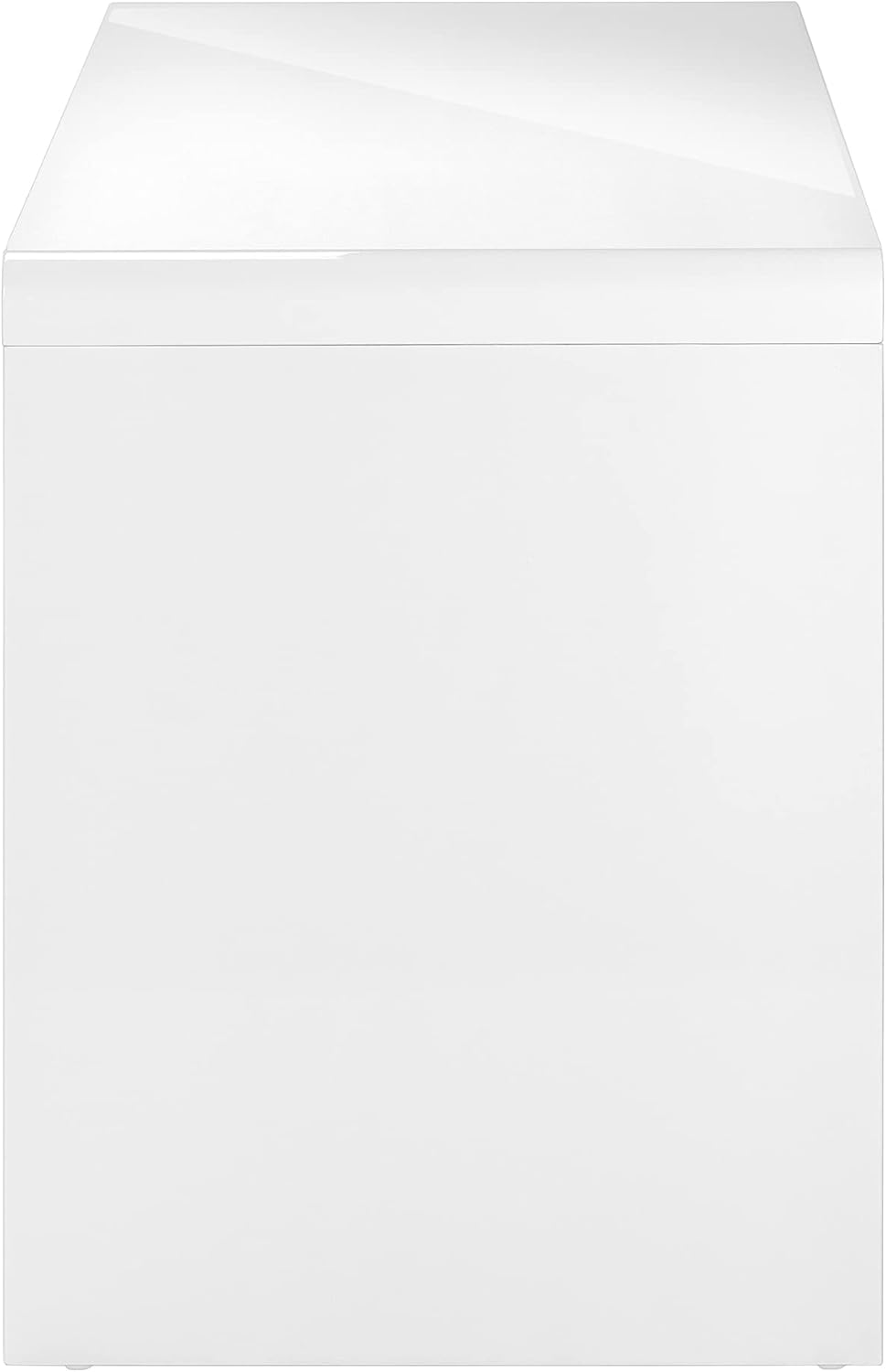 Monarch Specialties I 7581 Computer Desk, Home Office, Laptop, Left, Right Set-up, Storage Drawers, 60" L, Work, Laminate, Glossy White, Contemporary, Modern