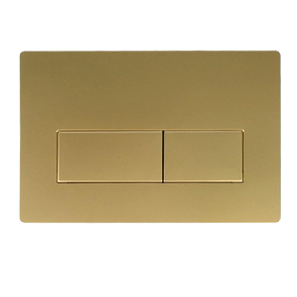 Geberit Sigma Replacement Flush Plate, Dual Flush Button for Sigma 01/20/30/50 UP300 UP320 Cisterns (Golden)
