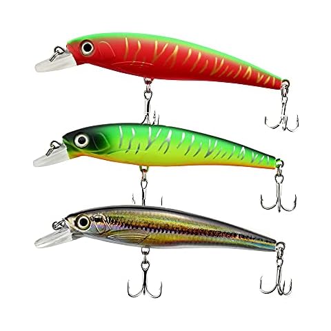 ODS 3.5" Minnow Fishing Lure Floating Shallow Crankbait Fishing Tackle Kit Cover