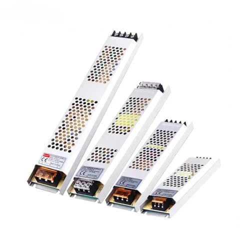 Driver LED 24V 200W de alta eficiencia con protección térmica y formato slim