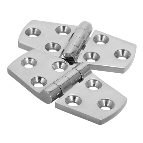 BESPORTBLE Marine Grade Hinges Pack 2pcs Stainless Steel Hinge Boat Door Hinge Heavy Duty Yacht Hardware