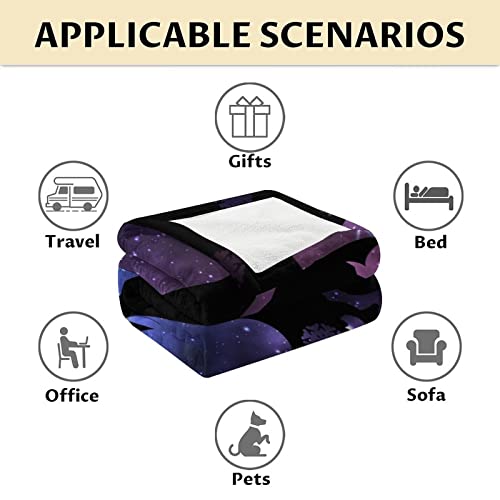 Penguin Blankets Gifts, 40"X50" Cute Throw Blanket For Penguin Lovers, Lightweight, Plush, Soft, Cozy, Warm Flannel Blankets For Bed Couch #TOP5