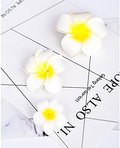 (3 pack) hair accessories bridal headdress flower seaside resort frangipani hairpin side folder hair clip barrette head