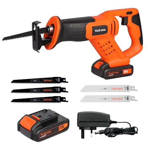 Yunirvana 20V Cordless Reciprocating Saw