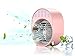 Climatizzatore Portatile, Mini Rinfrescatore Ad Acqua Usb Super Silenzioso Elettrico, Whirlpool Ufficio Air Conditioner, Senza Tubo, Senza Unità Esterna, Economico, Risparmio Energetico (Rosa)