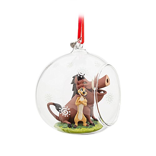 Disney Timon and Pumbaa Glass Globe Sketchbook Ornament