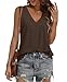 KKJ 3 Pack Womens Tank Tops Workout Summer Vacation Outfits V Neck Loose Sleeveless Blouse Casual Shirts Fall Fashion Clothes