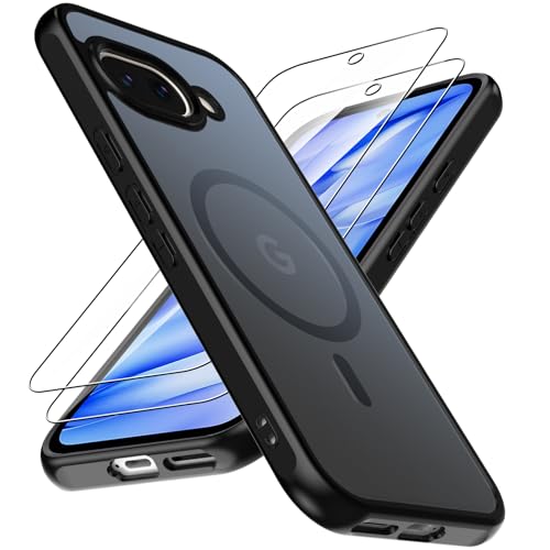 [3 IN 1 Protezione a copertura totale]:Natbok La cover magnetica ha un design speciale per Pixel 9a. Questo set include 1 × custodia magnetica, 2 × protezione della vetro temperato, che può fornire una protezione completa per il vostro Google Pixel 9a. Se è danneggiato durante il trasporto, non esitate a contattarci in qualsiasi momento.