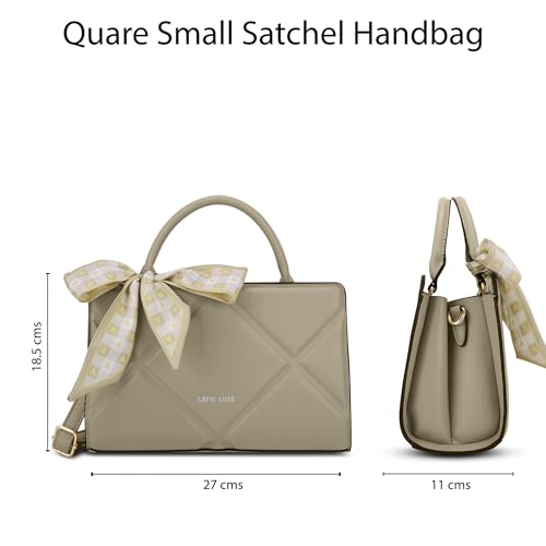Image of Lavie Luxe Women's Quaro Horizontal Satchel Handbag for Women | Satchel Bag for Work | Ladies purse | Stylish Shoulder Bag | Gift For Women