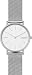 Skagen Watch for Women Signatur, Two Hand Movement, 38 mm Silver Stainless Steel Case with a Stainless Steel Mesh Strap, SKW2785