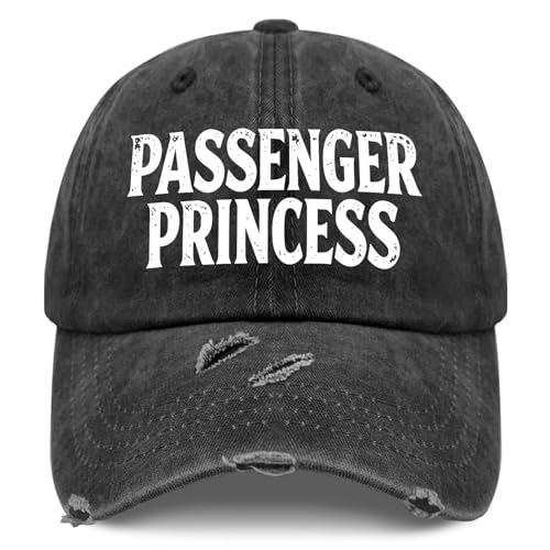 Passenger Princess Hats for Men Funny Washed Distressed Baseball Cap
