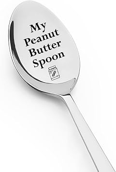 Spoon Gift for Mom Dad Birthday Gifts for Boyfriend Husband Gifts from Wife Girlfriend Bday Gift for Friendship Coworker Christmas Gifts for Peanut Lover Gifts My Peanut Butter Spoon Gift