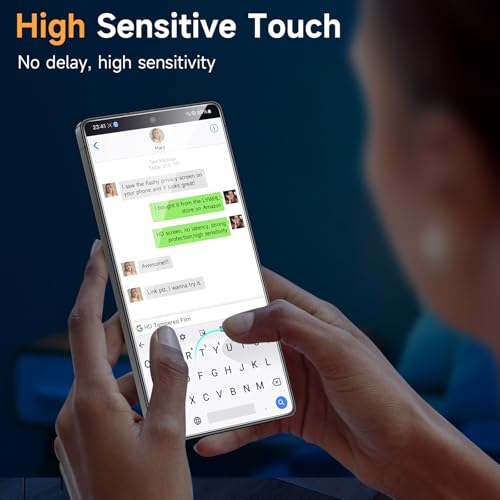 LYWHL 2-Pack Samsung Galaxy S25 Ultra Screen Protector, Tempered Glass for S25 Ultra with Alignment Frame, Sensitive Touch & Fingerprint Unlock, Anti-Scratch Case Friendly Bubble Free Easy Install - image 5