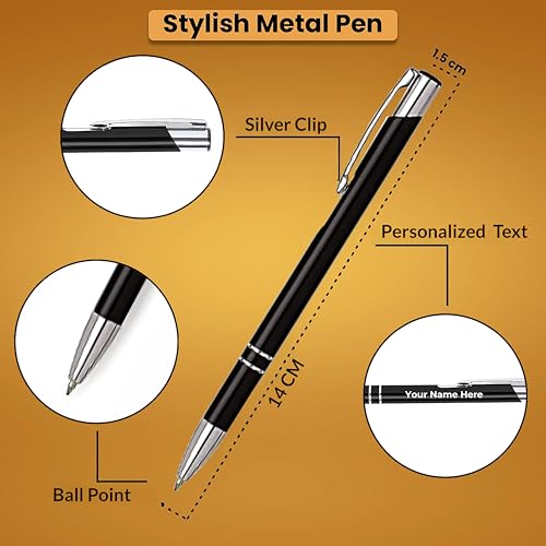 Image of Kajri Gifts Personalized Pen with Name Engraved Wooden Gift Box Best for Gifting, Corporate Gift, Doctor, Advocate, Boss, Employee, Teacher (Folding Stand)