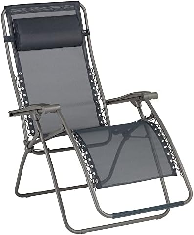Lafuma Mobilier - Gepolsterter Relaxsessel Zero Gravity RSXA - Klappbarer Liegestuhl für Terrasse und Garten - Strapazierfähiges Batyline®-Gewebe - Mehrpositionenliege, Komfortabel