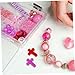 Healifty Cuentas Cruzadas de acrílico de 100pcs Colgante Grueso del Color Mezclado...
