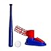 Conjunto de entrenador de béisbol para niños Juguete de bola retráctil plegable, práctica de entrenamiento, 1 máquina de lanzamiento y 3 pelotas de béisbol, juguete para niños para principiantes.