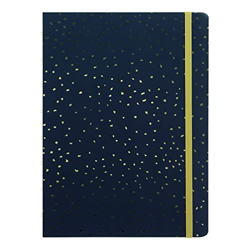 Carnet rechargeable Filofax A5 Confetti Gris anthracite de note