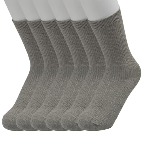 Copper Fabric Plain Socks 6 Sets Foot Odor Prevention Anti-static Athletic Casual Calf Socks Made in Korea