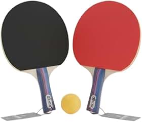Kit 2 Raquetes Ping Pong Premium + 3 Bolinhas – Alta Performance e Durabilidade, Ideal para Iniciantes e Profissionais