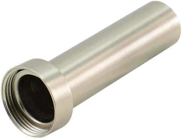 European Slip Joint Extension Tube - To be used with threaded European Lavatory Drains for P-Trap connection. PVD BRASS (STALK-125-PVD)