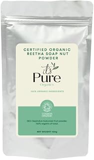 Soil Association Certified Organic Reetha (Soap Nut) Powder 100g