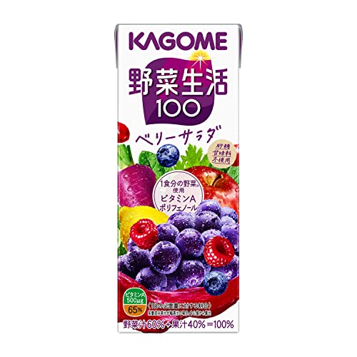 カゴメ 野菜生活100 ベリーサラダ 200ml×24本