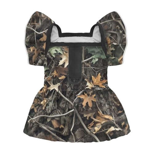 Vestido para perros patrón camuflaje Hunting, talla XS