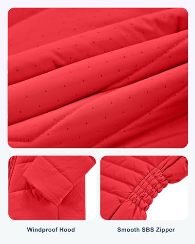 WULFUL Girl’s Winter Waterproof Coat Warm Hooded Parka Jacket Long4