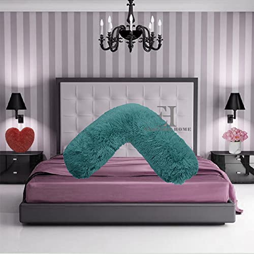 EXQUIZIT HOMEยฎ Fleece Pillowcase V Shaped Cover Only Teddy Cuddles Fleece Super Soft Pillow Case, Luxury Cosy Anti-Pill