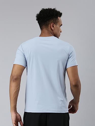 Image of XTEP Comfort Series (Sports Elastic Performance), Running Series, Superior Stretch, Polyamide & Elastane, Crew Neck Comfort Running T-Shirt for Men (White)