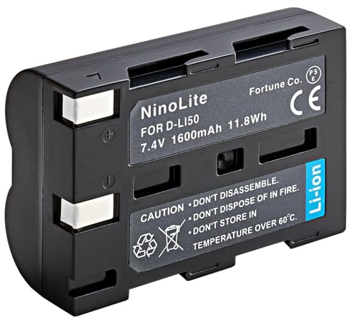 Amazon | NinoLite D-LI50 互換 バッテリー ペンタックス K10D