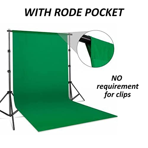 Image of Green Screen Backdrop with Stand, 8FT X 12FT Thick Wide Green Screen Backdrop with 9 FT x 9 FT Wide Photo Backdrop Stand, Photo Backdrop Stand Kit Include Carry Bag