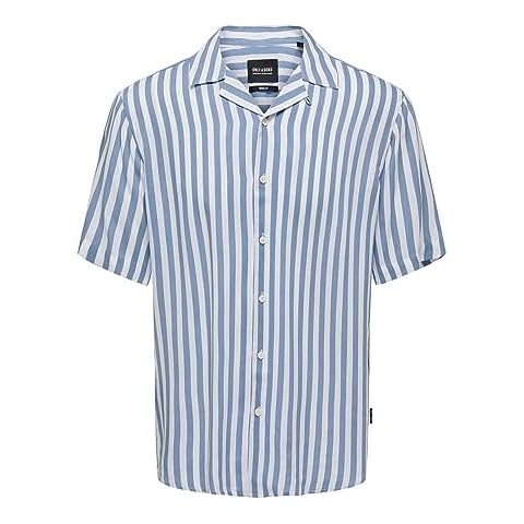 ONLY & SONS Viscose Short-Sleeved Shirt Cover