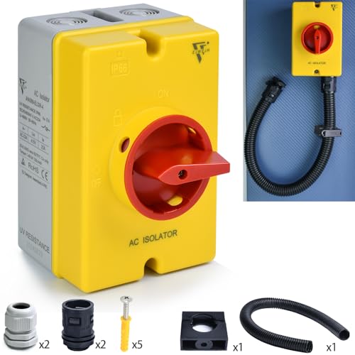 AC Disconnect Switch Box Outdoor 4 Pole 3 Phase AC Isolator Switch