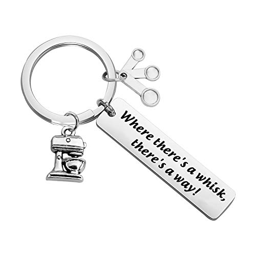 Image of MYOSPARK Baker 'Where There's A Whisk There's A Way' Baking Bracelet Kitchen Gift for Chef Graduation