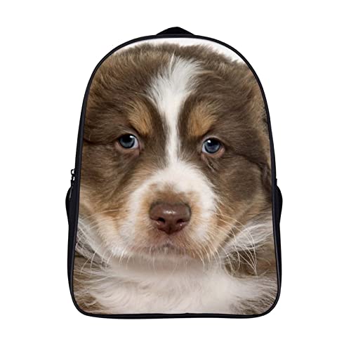 Sac à dos de mode berger australien pour le collège et les loisirs des enfants