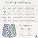 Yoofoss Baby Sleep Sack 0-6 Months Wearable Blanket for Babies 100% Organic Cotton 2-Way Zipper TOG 0.5 Toddler Sleeping Sack 3 Pack, Comfy Lightweight Sleep Sacks