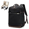 GOLF SUPAGS Sac a Dos Voyage Cabine Avion, Grand Sac à Dos de Voyage, Sac à Dos Ordinateur Portable de 17.3 Pouces pour Femme et Homme (Noir)