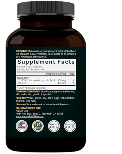 NatureBell TUDCA with Ox Bile Capsules
