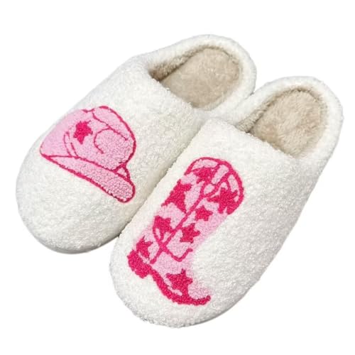 Image of Women's Men's Strawberry Slippers Cute Fruit Home Slippers Winter Fuzzy Memory Foam Fluffy Warm House Shoes