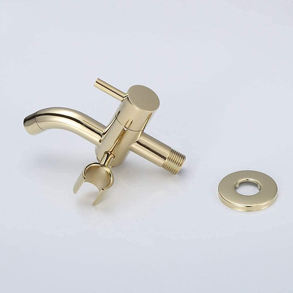Faucets,Shower Kit Handbound Toilet Bidet Sprayer Brass Faucet Solid Stainless Steel Sprayer Shower Set/1 (1)